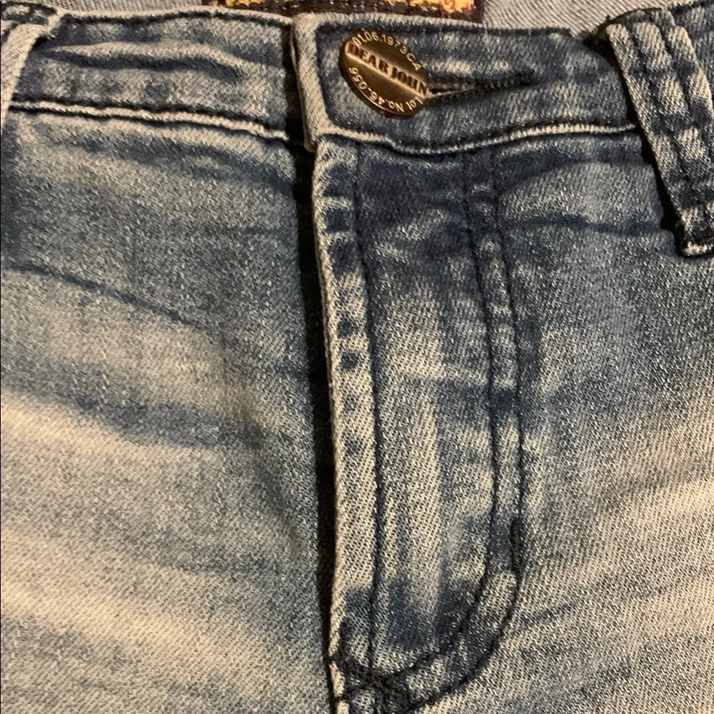 Dear John Blue Straight Leg Jeans Classic Style